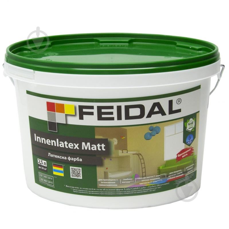 Краска латексная с колорированием Feidal Innenlatex Matt глубокий мат A 6-C 2,5 л - фото 4