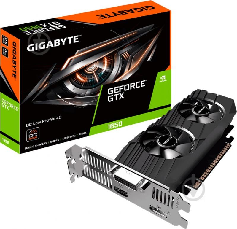 Видеокарта Gigabyte GeForce GTX 1650 LP OC 4GB GDDR5 128bit (GV-N1650OC-4GL) - фото 5