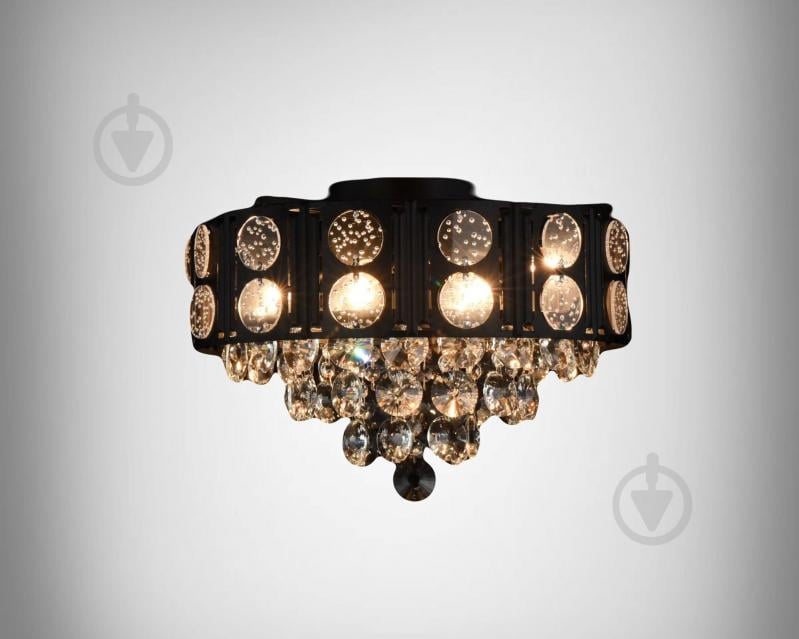 Люстра потолочная Sirius Rodos 6x40 Вт E14 черный V 9028/6 - фото 1 Люстра потолочная Sirius Rodos 6x40 Вт E14 черный V 9028/6 - фото 1