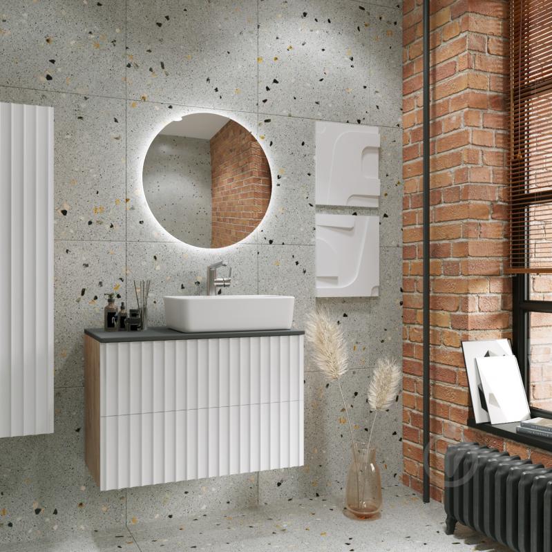 Умывальник Helmken 67448000 3 в 1: прямоугольный 48 см, с сифоном и донным клапаном Сlick-clack, черный матовый - фото 7 Умывальник Helmken 67448000 3 в 1: прямоугольный 48 см, с сифоном и донным клапаном Сlick-clack, черный матовый - фото 7