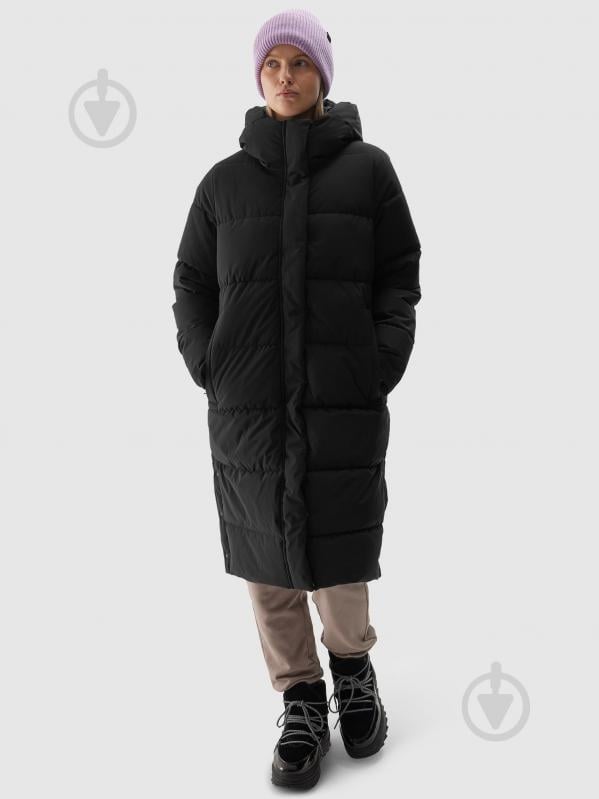 Пуховик женский зимний 4F DOWN JACKET F476 4FWAW24TDJAF476-20S р.XL черный - фото 1