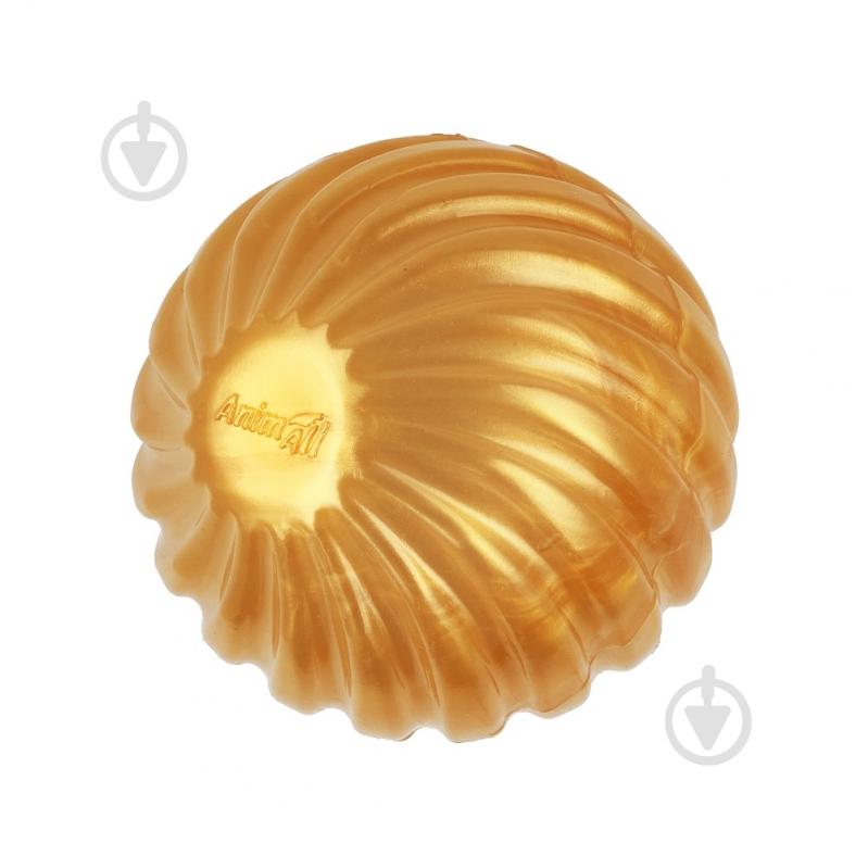 М'яч AnimAll Хвиля з пискавкою 75 мм золотий (179877) - фото 1 М'яч AnimAll Хвиля з пискавкою 75 мм золотий (179877) - фото 1