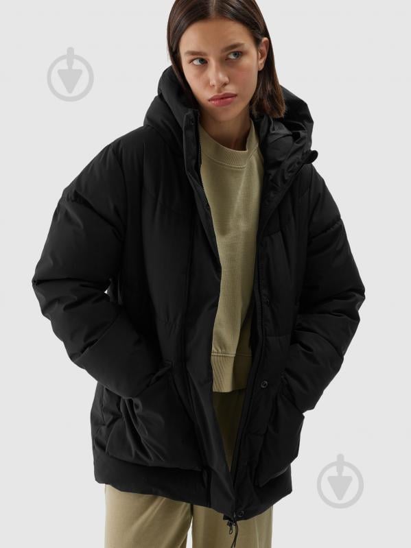 Пуховик жіночий зимовий 4F DOWN JACKET F474 4FWAW24TDJAF474-20S р.XL чорний - фото 2