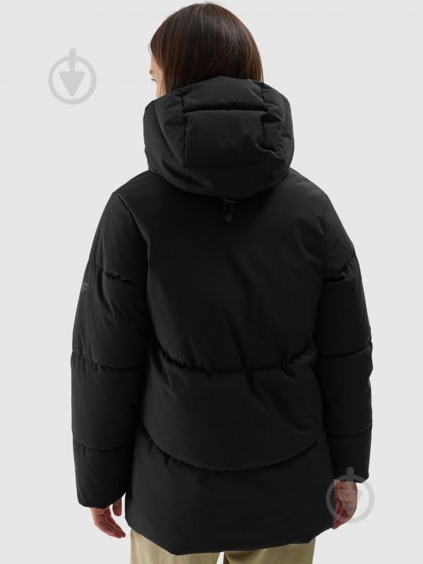 Пуховик жіночий зимовий 4F DOWN JACKET F474 4FWAW24TDJAF474-20S р.XL чорний - фото 3