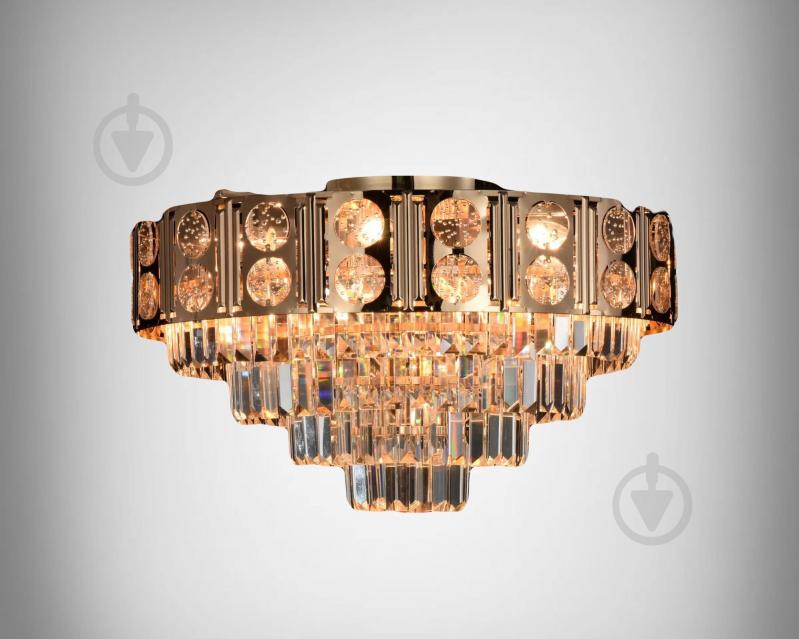 Люстра потолочная Sirius Rodos 9x40 Вт E14 золото 9029/9 - фото 1 Люстра потолочная Sirius Rodos 9x40 Вт E14 золото 9029/9 - фото 1