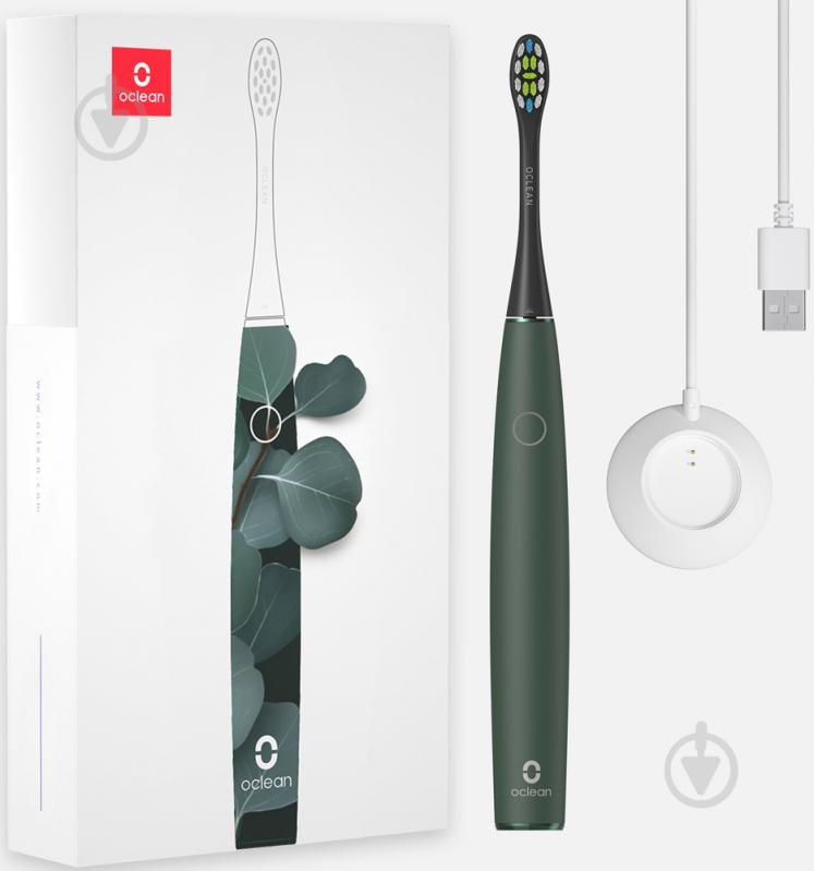 Зубная щетка Oclean Air 2 Electric Toothbrush Green - фото 2