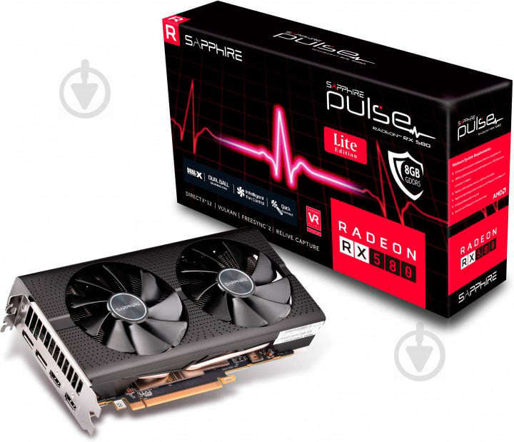 Відеокарта Sapphire Radeon RX 580 8GB GDDR5 256bit (11265-67-20G) - фото 7