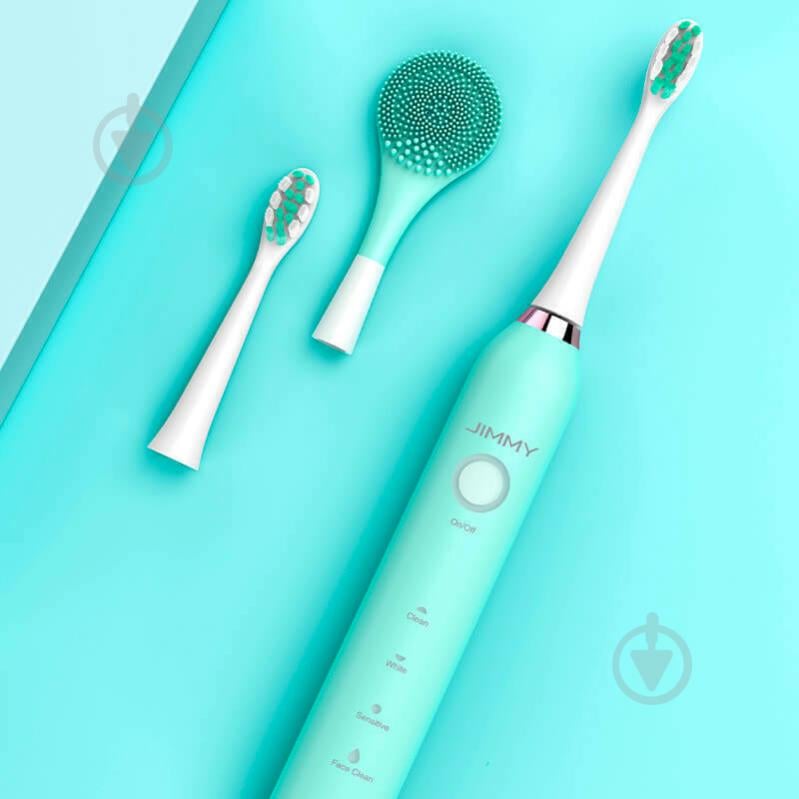 Електрична зубна щітка JIMMY T6 Electric Toothbrush with Face Clean Blue - фото 8