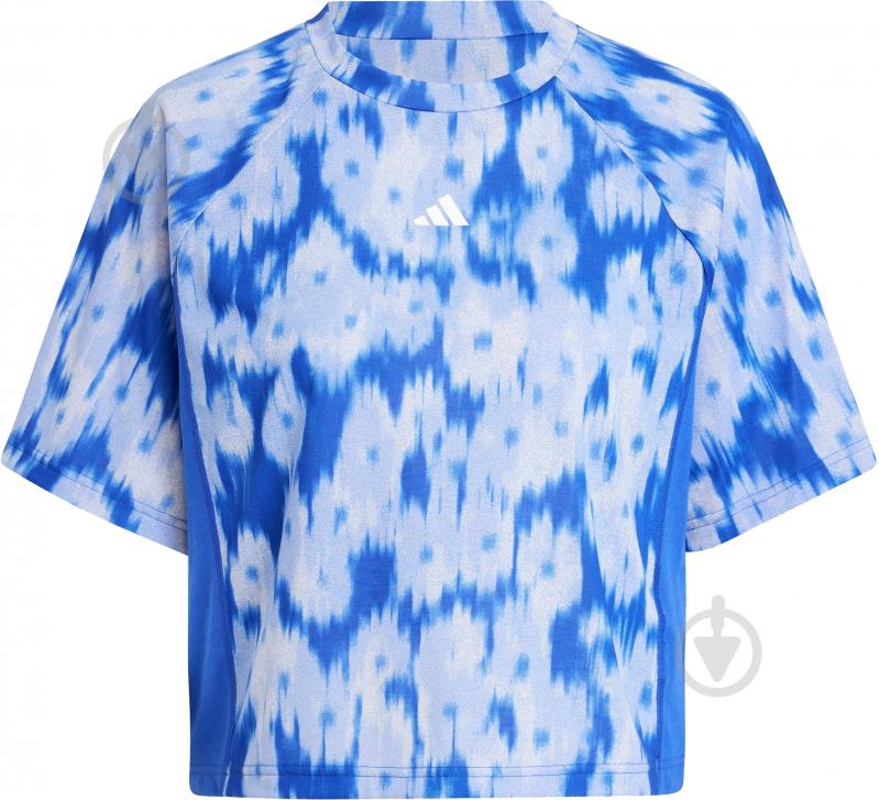 Футболка Adidas AOP FLOWER TEE JF3165 р.XL блакитний - фото 6