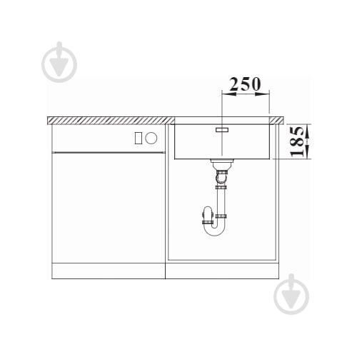 Мойка для кухни Blanco 526122 solis 500-u infino® - фото 5 Мойка для кухни Blanco 526122 solis 500-u infino® - фото 5
