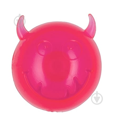 М'яч AnimAll Чортик з пискавкою 45 мм рожевий (182659) - фото 1 М'яч AnimAll Чортик з пискавкою 45 мм рожевий (182659) - фото 1