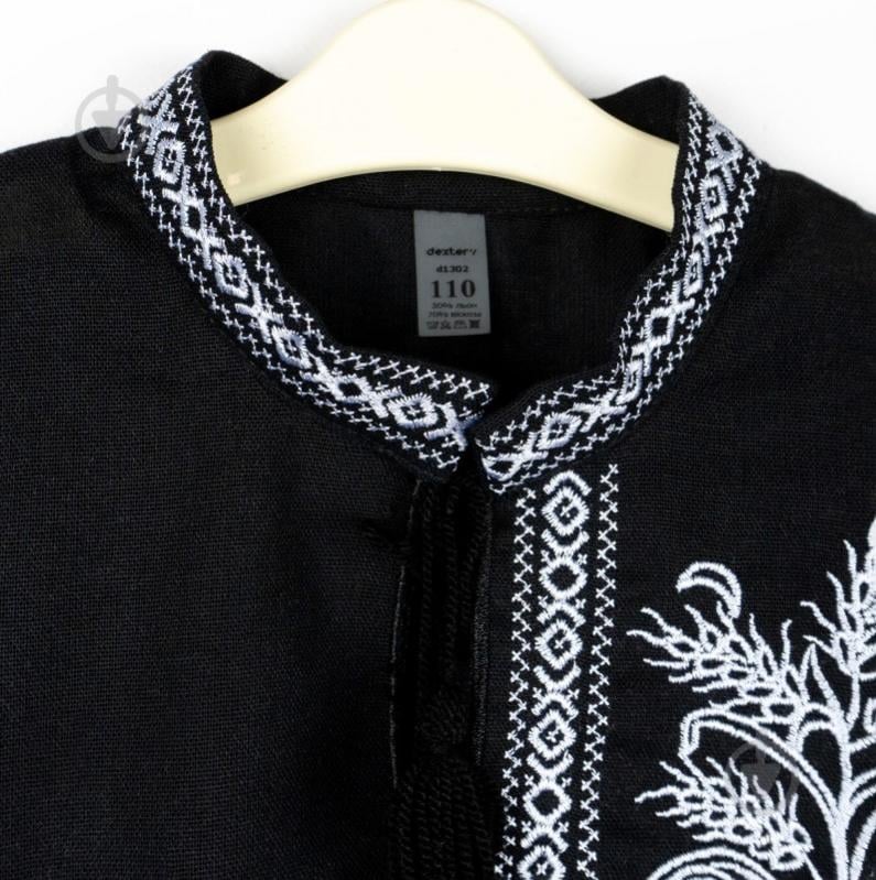 Вышиванка для мальчиков Dexter`s Cultural Pride р.122 черный d1302-11 - фото 2 Вышиванка для мальчиков Dexter`s Cultural Pride р.122 черный d1302-11 - фото 2