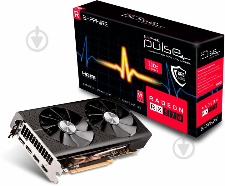 Відеокарта Sapphire Radeon RX 570 8GB GDDR5 256bit (11266-75-20G) - фото 6