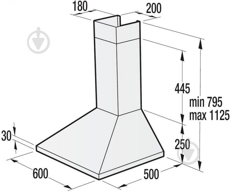 Вытяжка Gorenje WHC 623 E16W - фото 2