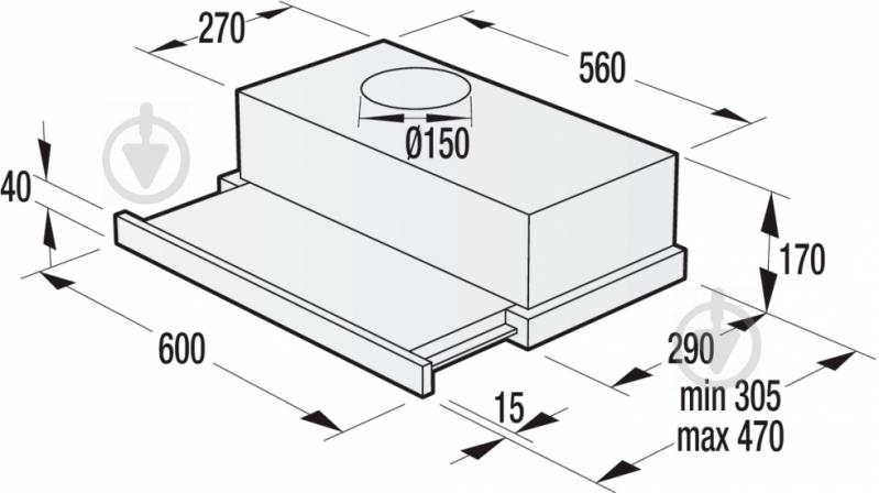 Витяжка Gorenje BHP 623 E11W - фото 4