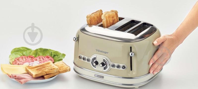 Тостер Ariete Vintage 156 BG (00C015603AR0) - фото 3 Тостер Ariete Vintage 156 BG (00C015603AR0) - фото 3