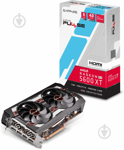 Видеокарта Sapphire Radeon RX 5600 XT 6GB GDDR6 192bit (11296-01-20G) - фото 6