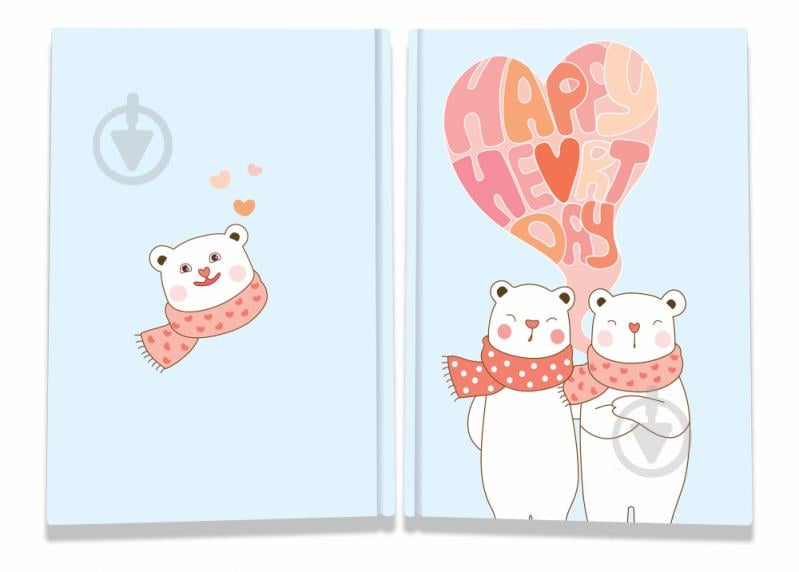 Блокнот Sweet love note bears А6 40 лист. Profiplan - фото 1