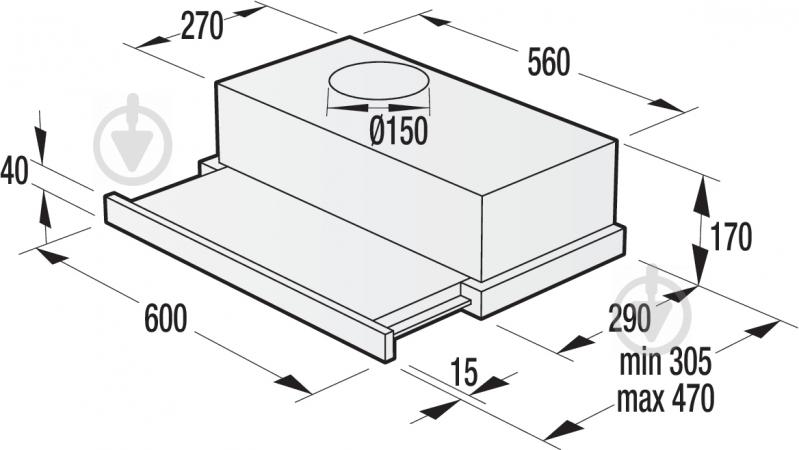 Витяжка Gorenje BHP 623 E11B - фото 4