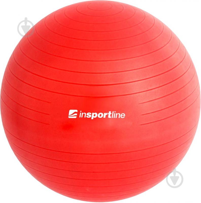 Гимнастический мяч inSPORTline Top Ball 65 см красный d65 3910-2 - фото 1