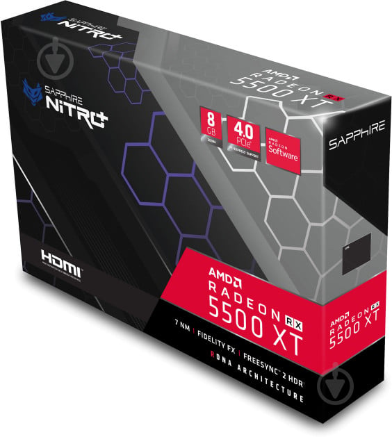 Видеокарта Sapphire Radeon RX 5500 XT 8GB GDDR6 128bit (11295-05-20G) - фото 7