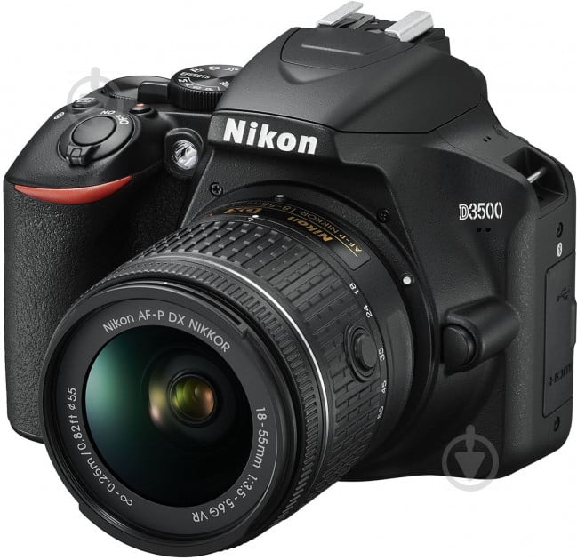 Фотоаппарат Nikon D3500 black + AF-P 18-55VR KIT (VBA550K001) - фото 4