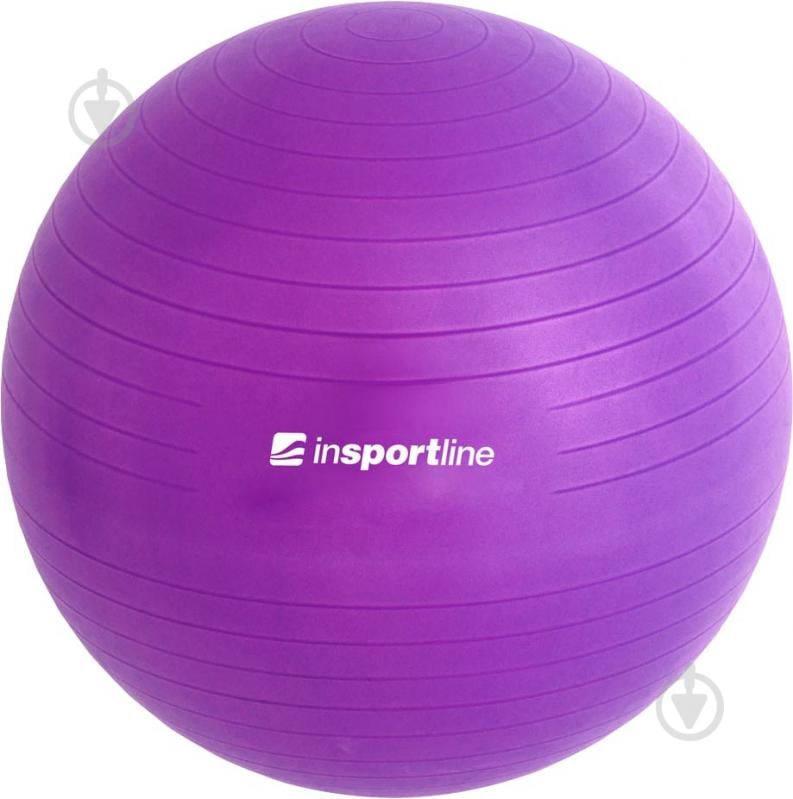 Гимнастический мяч inSPORTline Top Ball 65 см фиолетовый d65 3910-4 - фото 1