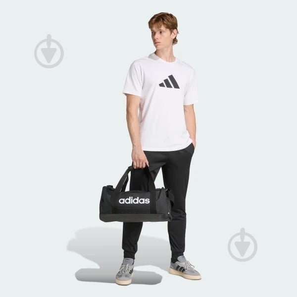 Сумка Adidas LINEAR DUFFEL S JE8343 24 л чорний - фото 7