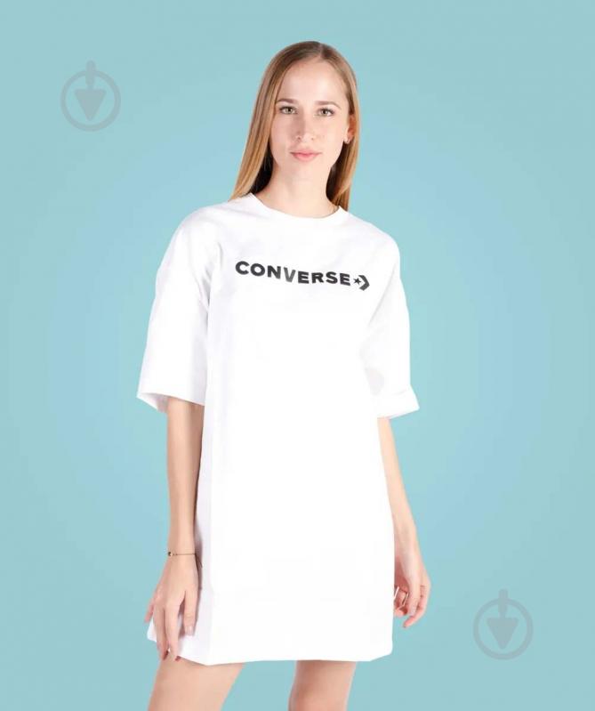 Сукня Converse Icon Play Tee Dress 10023921-A02 р.S білий - фото 1