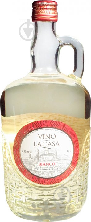 Вино Alianta Vin Бьянко белое полусладкое 1л 4840042012465 1 л - фото 1