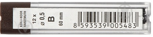 Набір грифелів 60 мм 0,5 мм чорний 4152.b/5/p Koh-i-Noor 5 шт. - фото 1