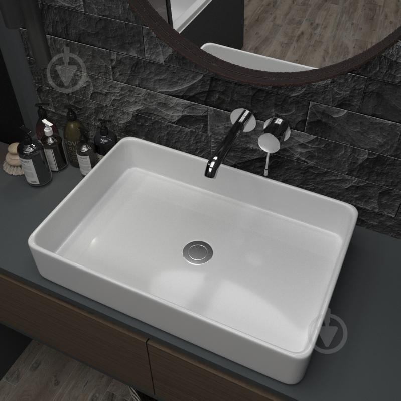 Умывальник Helmken 84261000 прямоугольный 61,5 см, белый - фото 9