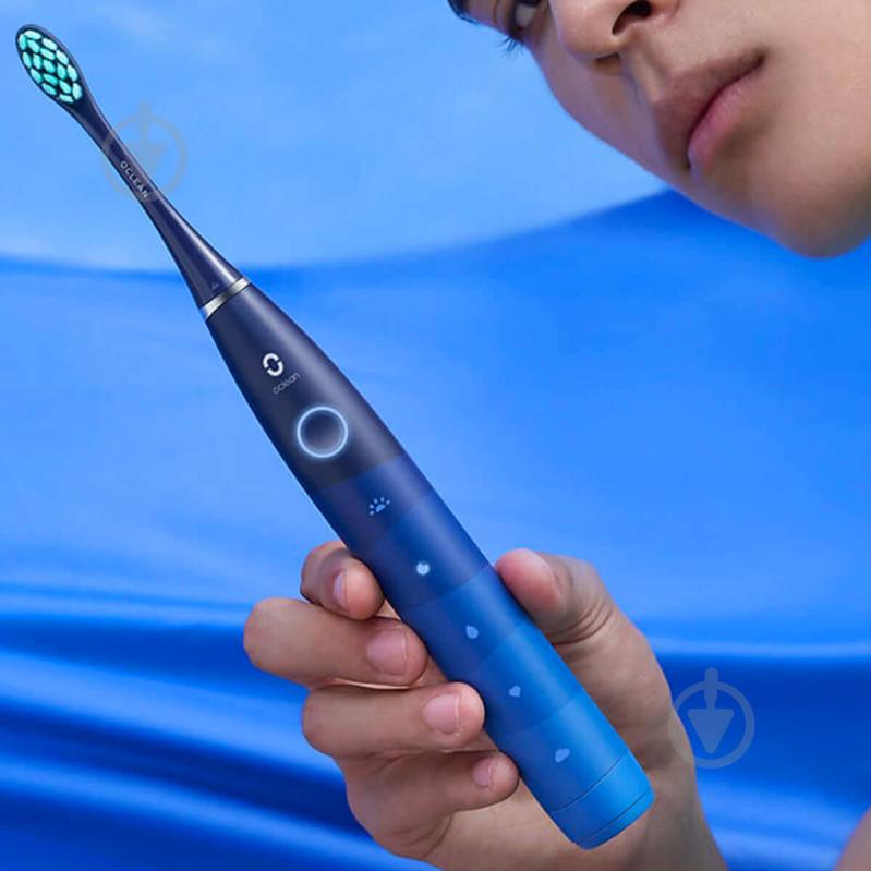 Зубная щетка Oclean Flow Sonic Electric Toothbrush Blue - фото 6