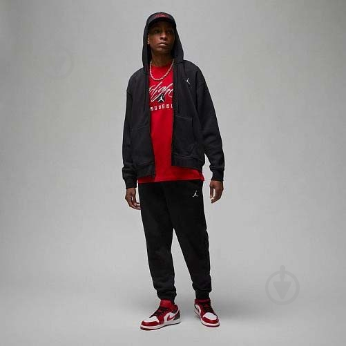 Джемпер Nike M J ESS FLC FZ HOODIE FJ7771-010 р.XL чорний - фото 3