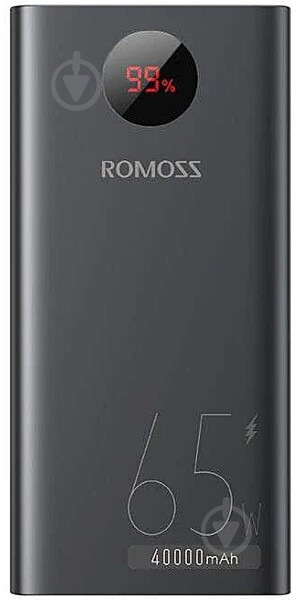 Повербанк Romoss 65WPEA40ProPD (PEA40-282-2133H) 40000 mAh black (964070) - фото 1