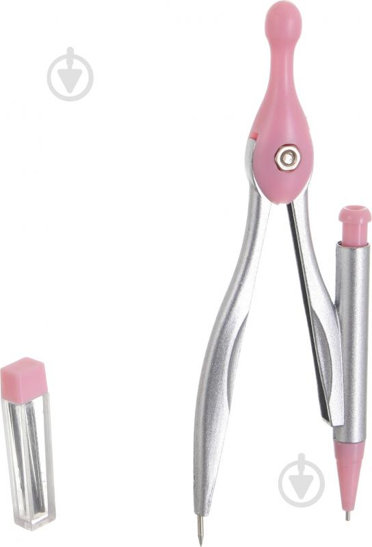 Циркуль розовый с серым - фото 2 Циркуль розовый с серым - фото 2