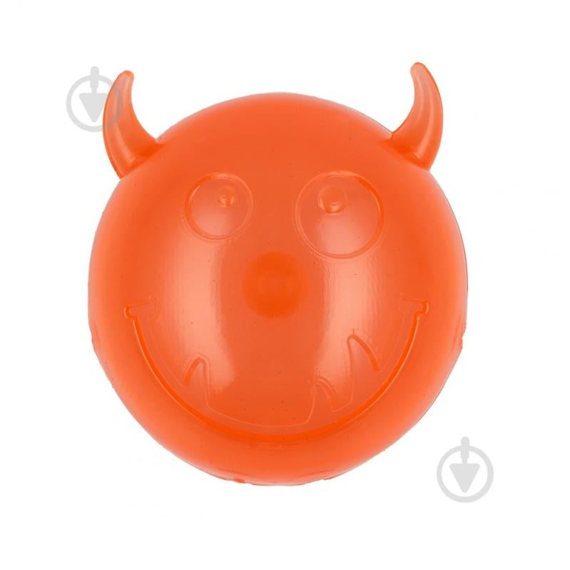 М'яч AnimAll Чортик з пискавкою 75 мм помаранчевий (182681) - фото 1 М'яч AnimAll Чортик з пискавкою 75 мм помаранчевий (182681) - фото 1