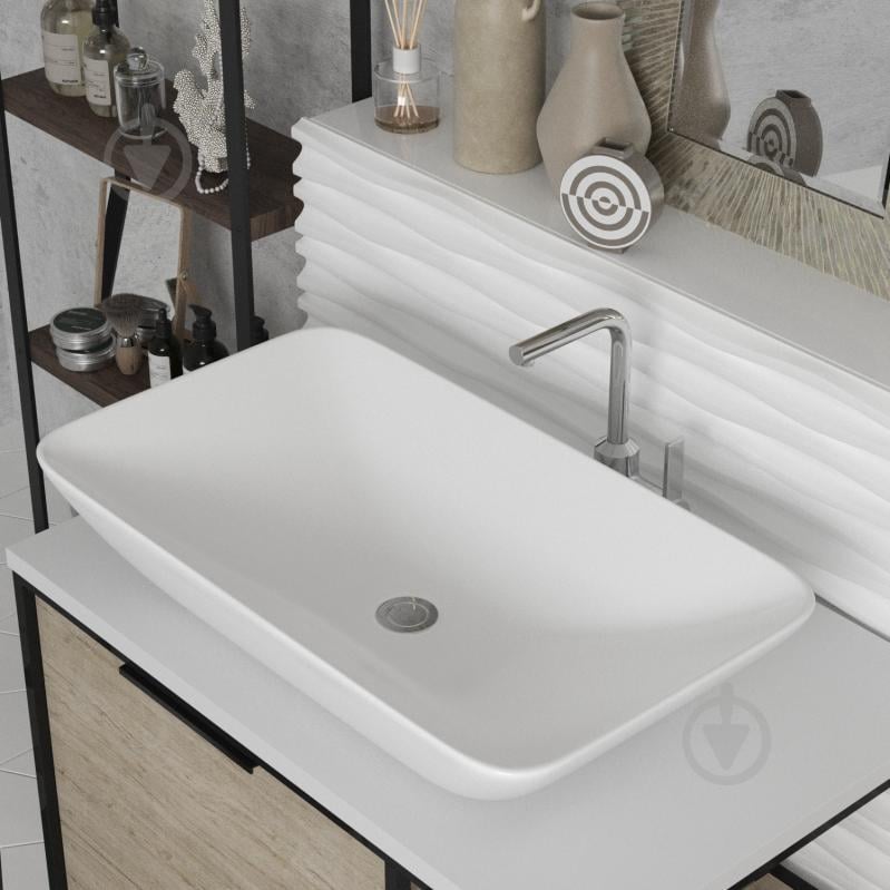 Умивальник Helmken 88670000 прямокутний 70 см, білий - фото 10 Умивальник Helmken 88670000 прямокутний 70 см, білий - фото 10