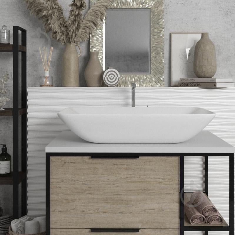 Умивальник Helmken 88670000 прямокутний 70 см, білий - фото 11 Умивальник Helmken 88670000 прямокутний 70 см, білий - фото 11