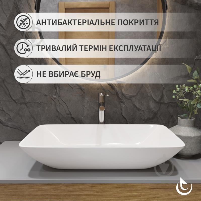 Умивальник Helmken 88670000 прямокутний 70 см, білий - фото 2 Умивальник Helmken 88670000 прямокутний 70 см, білий - фото 2