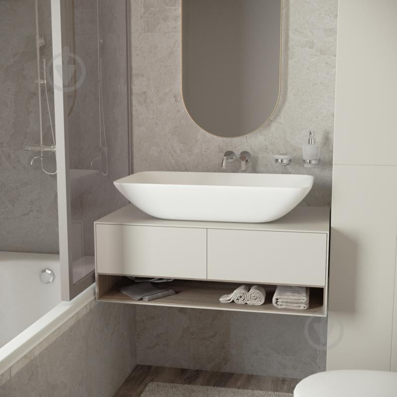 Умивальник Helmken 88670000 прямокутний 70 см, білий - фото 8 Умивальник Helmken 88670000 прямокутний 70 см, білий - фото 8