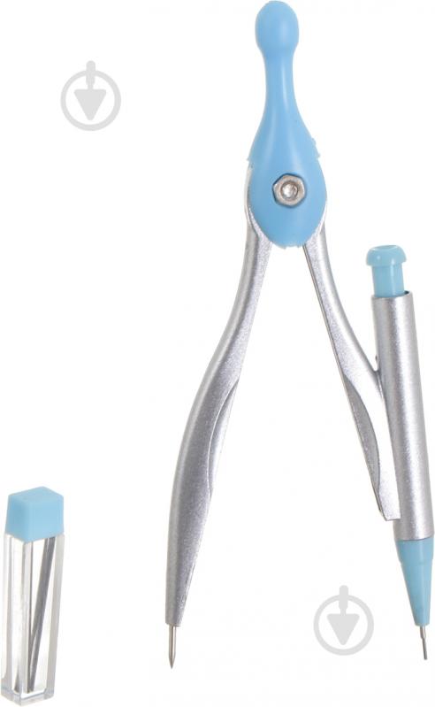 Циркуль голубой с серым - фото 2