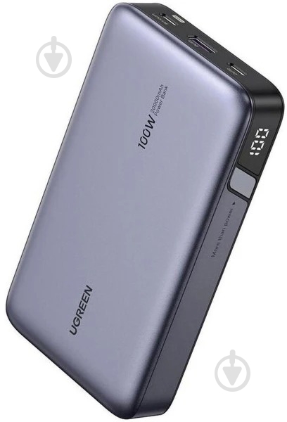 Повербанк UGREEN PB720 100W Two-way FC (25188) 20000 mAh grey (1034702) - фото 1