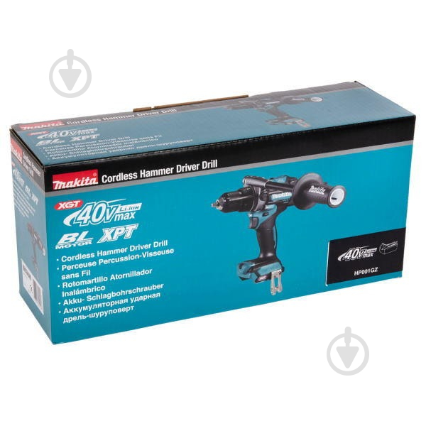 Шуруповерт ударний акумуляторний Makita XGT 40 V MAX HP001GZ - фото 9