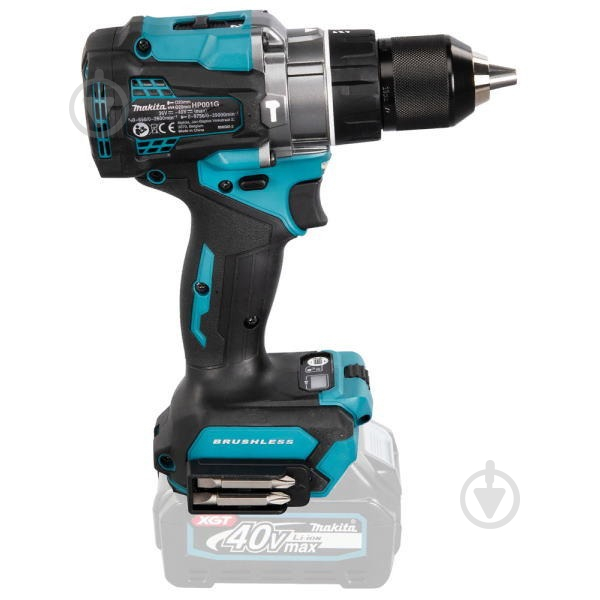 Шуруповерт ударний акумуляторний Makita XGT 40 V MAX HP001GZ - фото 6