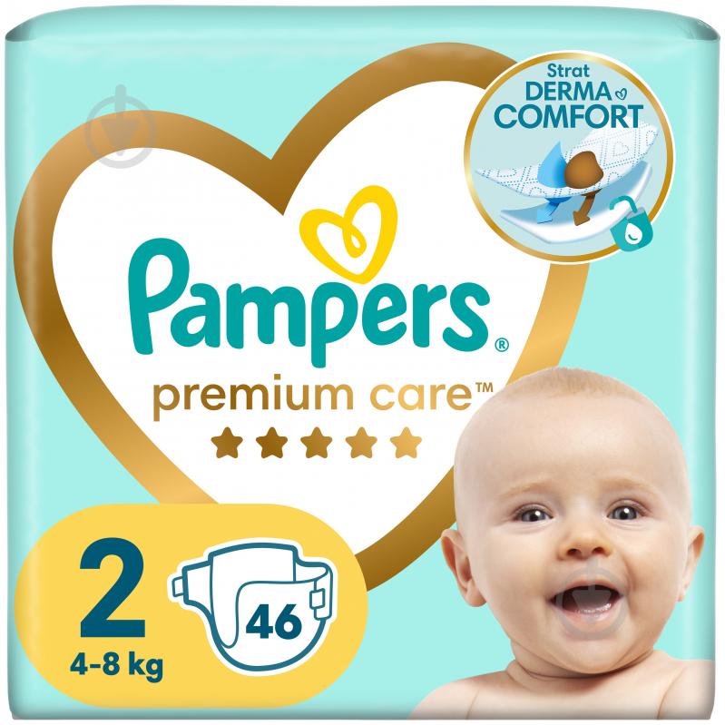 Подгузники Pampers Premium Care 2 4-8 кг 46 шт. - фото 1