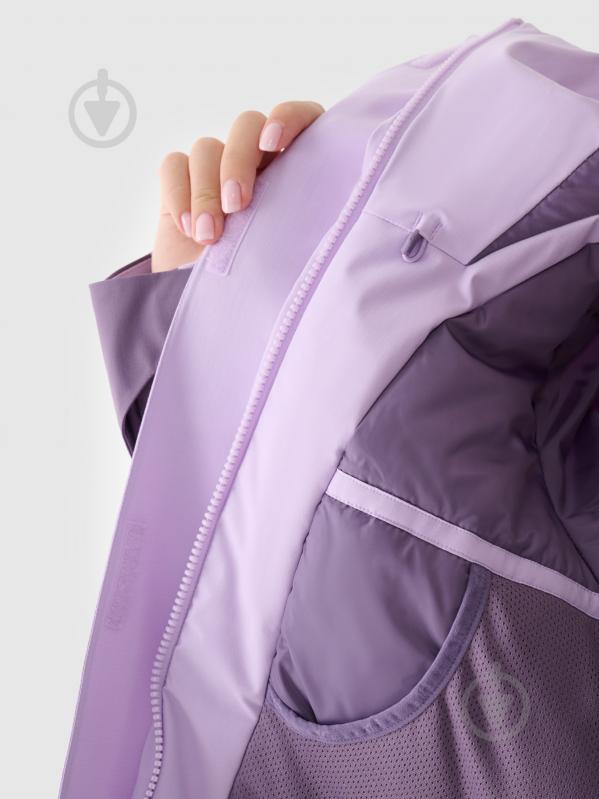 Куртка жіноча зимова 4F TECHNICAL JACKET F593 4FWAW24TTJAF593-52S р.XS фіолетова - фото 15