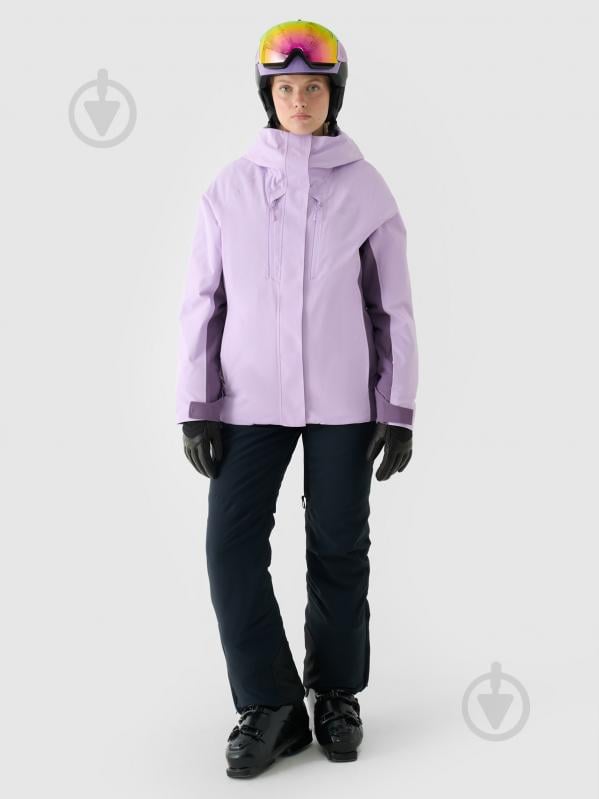 Куртка жіноча зимова 4F TECHNICAL JACKET F593 4FWAW24TTJAF593-52S р.XS фіолетова - фото 4