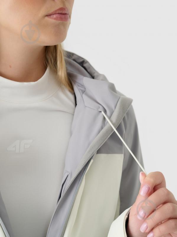 Куртка жіноча зимова 4F TECHNICAL JACKET F572 4FWAW24TTJAF572-27S р.XS сіра - фото 15