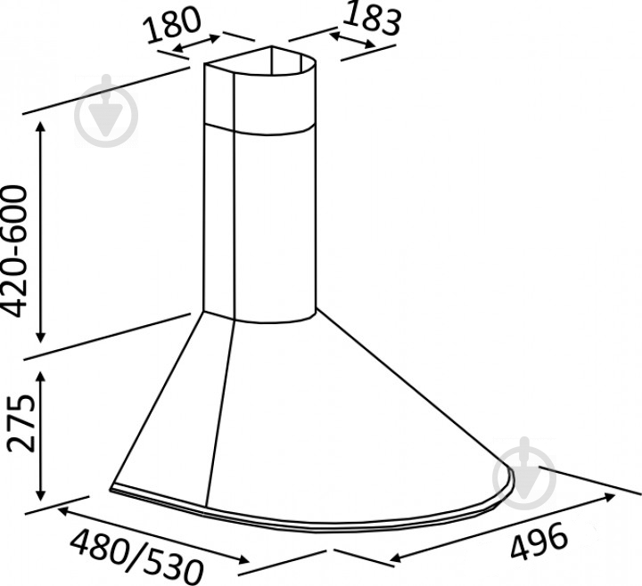 Витяжка Eleyus Viola 750 50 IS - фото 14